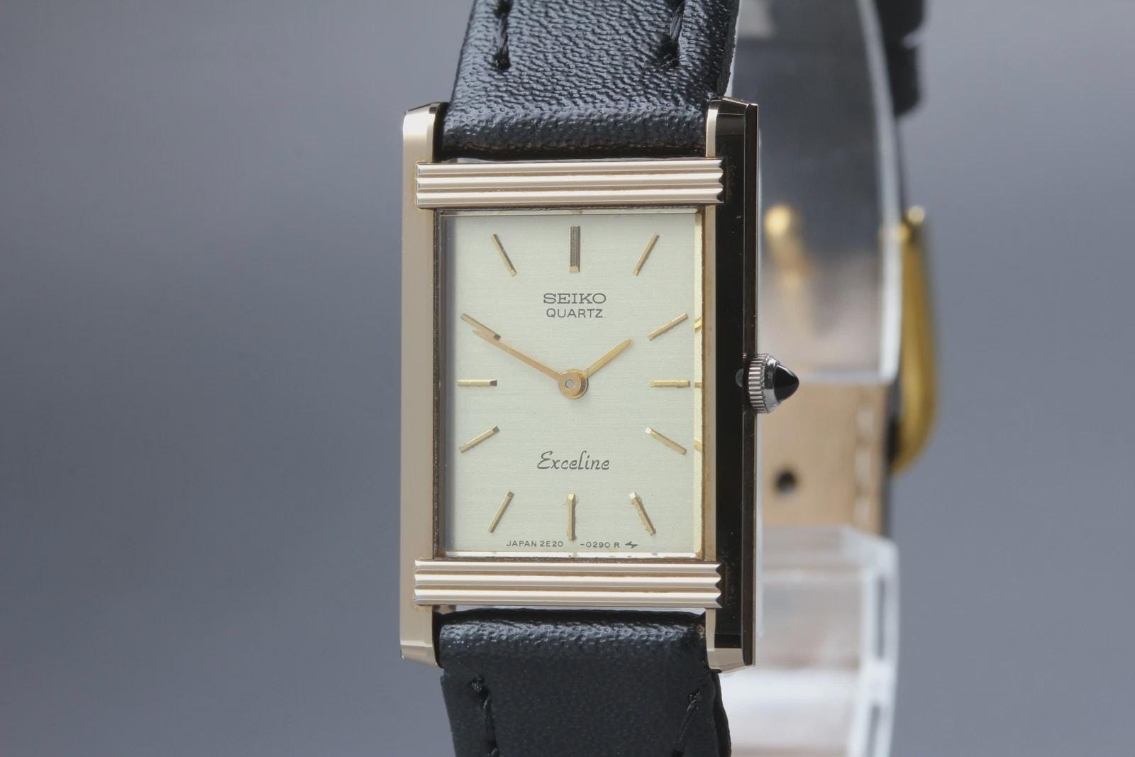 SEIKO セイコー 2E20-6580 ヴィンテージ オーバル クォーツ腕時計
