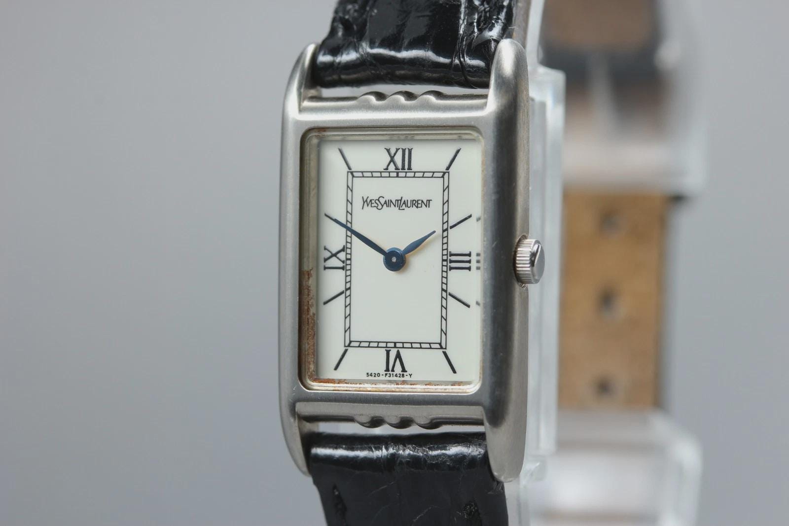 Yves Saint Laurent Tank Watch - Etsy