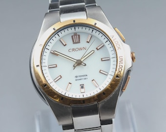 Near MINT] Citizen TOYOTA CROWN Smart Key W830-T013040Y Quartz Men's Watch