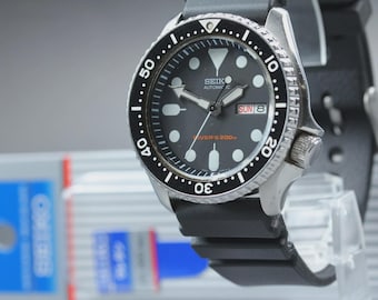 Near MINT] SEIKO Diver's 200m 7S26-0020 Black Boy Automatic Men's Watch JAPAN