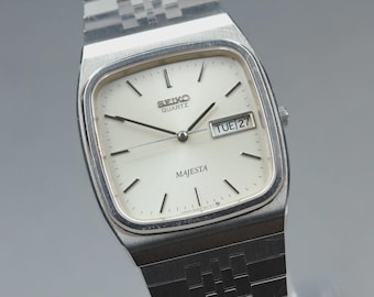 Near MINT] SEIKO Majesta 9533-501A 32mm Silver Dial Quartz Men's Watch JAPAN