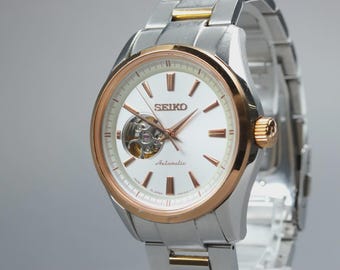 Near MINT] SEIKO PRESAGE 4R38-00S0 SARY053 White Dial Automatic Men's Watch