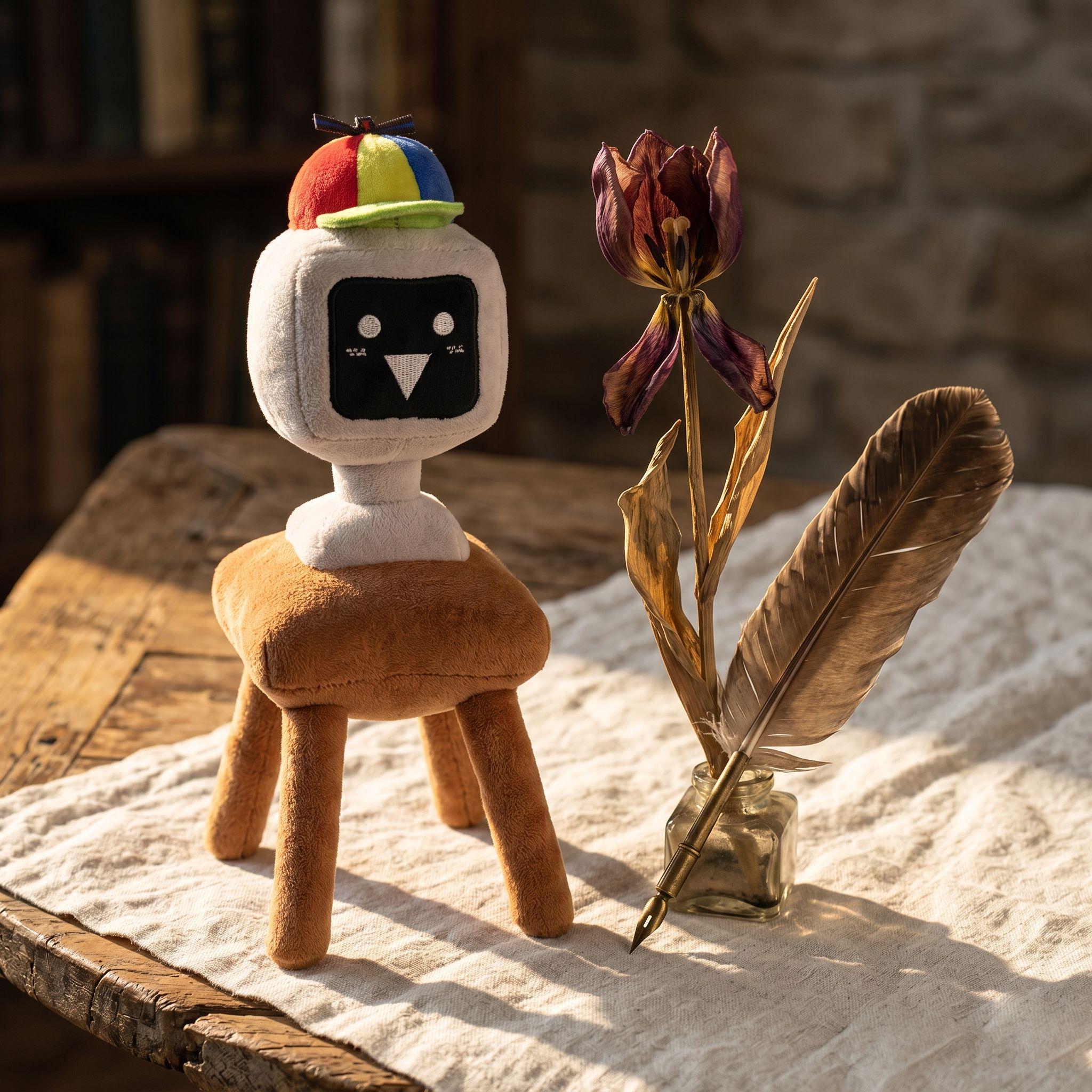 Cute Sprunki Plush Mr Fun Computer Toy, Incredibox TV Head Robot ...