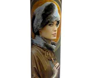 Świeca modlitewna Evelyn Salt Pop Culture Saint – fan art Angeliny Jolie