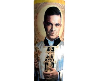 Świeca modlitewna Robbiego Williamsa – świeca świętą popkultury