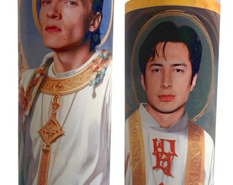 Conjunto de velas de oração da rivalidade acirrada, Ilya e Shane - Velas de santos da cultura pop