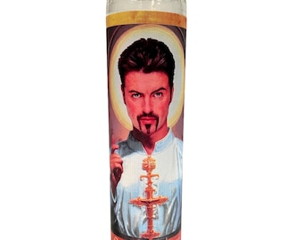 George Michael Candle - Pop Culture Saint Candle