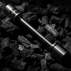 Premium Grade 5 Titanium Bead Holder, EDC Organizer Rod, Lanyard Bead Storage Tool, Gift for Him