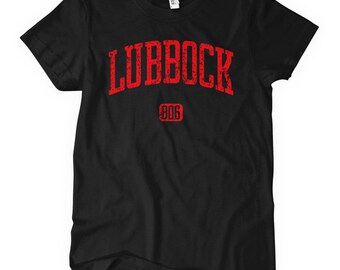 Men TX Texas Red Raiders Big 12 LS Lubbock 806 Long Sleeve T-shirt Youth