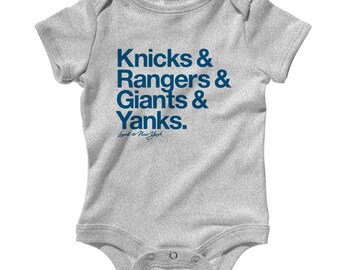 ny rangers onesie baby
