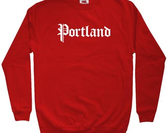 Running Sweatshirt Crewneck Run PDX Sweatshirt Run Portland Sweatshirt Men S M L XL 2x Runner Sweatshirt Run Sweatshirt