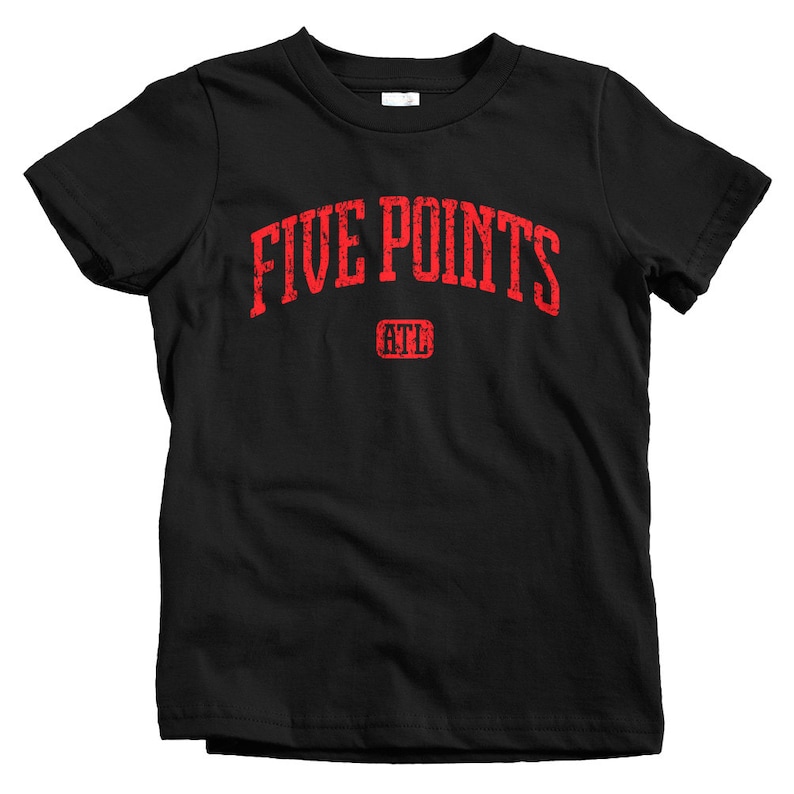 and Youth Sizes ATL Tee 4 Colors Kids Five Points Atlanta T-shirt Georgia Baby Toddler