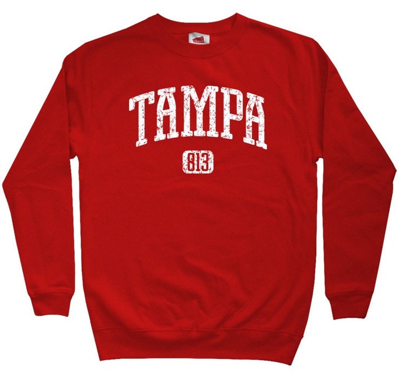 Tampa 813 Sweatshirt Men S M L XL 2x Crewneck Tampa Bay Etsy