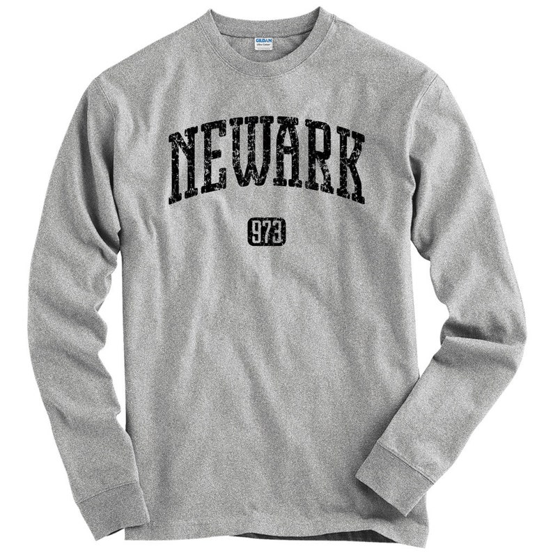 LS Newark 973 Tee Long Sleeve Tshirt Men S M L XL 2x 3x Etsy