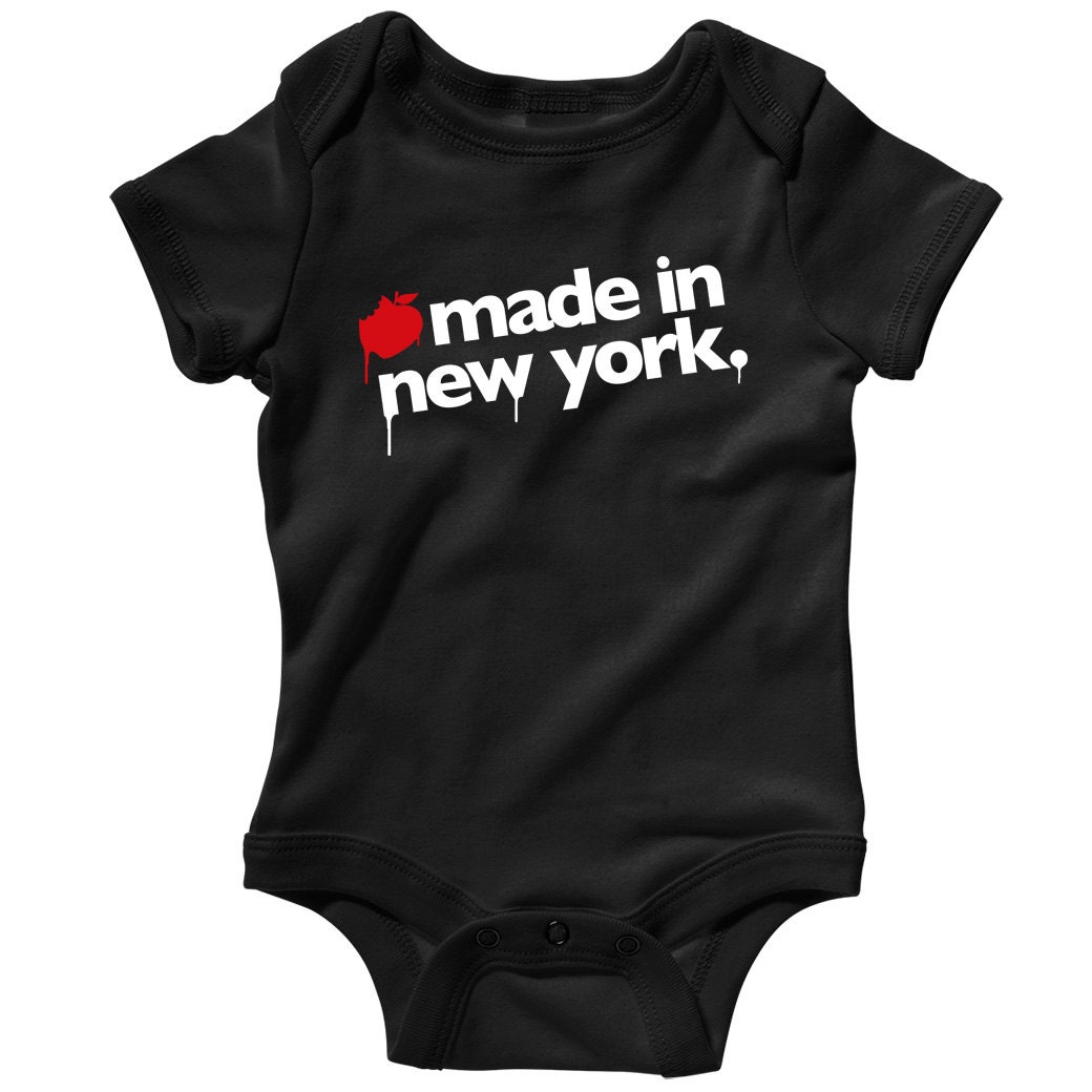 Baby Made in New York Romper Infant One Piece Nb 6m 12m - Etsy
