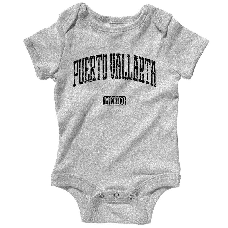 Puerto Vallarta Baby Baby One Piece Jalisco Baby Infant Romper Baby Shower Gift NB 6m 12m 18m 24m Puerto Vallarta Mexico Mexican