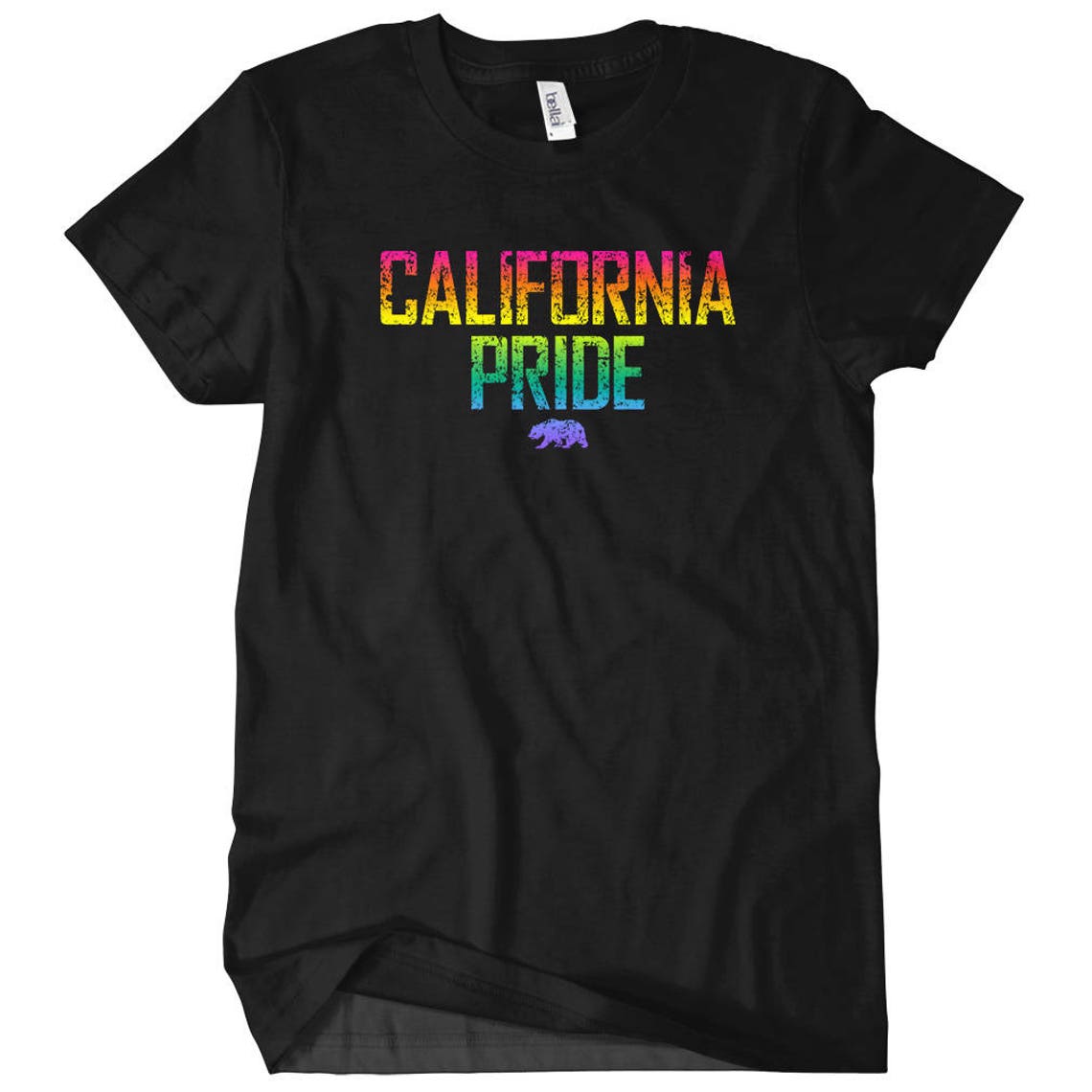 California Pride Rainbow Tshirt S M L XL 2x Ladies' Etsy UK