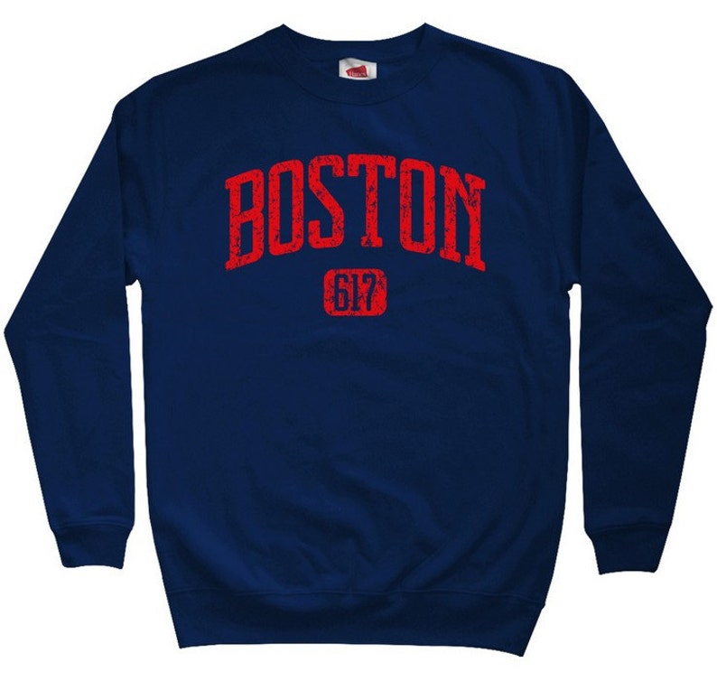 Boston 617 Sweatshirt Men S M L XL 2x Crewneck Boston - Etsy UK