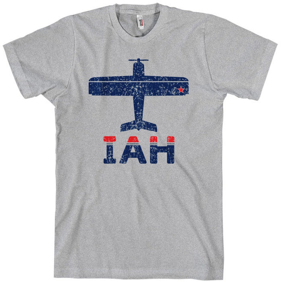 Fly Houston T-shirt - IAH Airport Tee