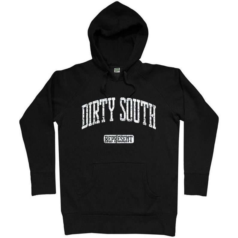 Dirty South Represent Hoodie - Men S M L XL 2x - Southern Hoody Dirty South Represent Hoodie - Men S M L XL 2x - Southern Hoody