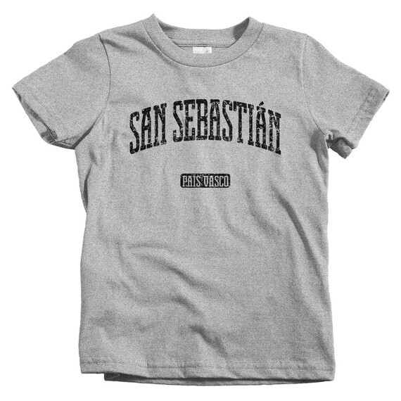 Baby Toddler Youth Tee San Sebastian Spain Kids T-shirt Gift Donostia Basque 