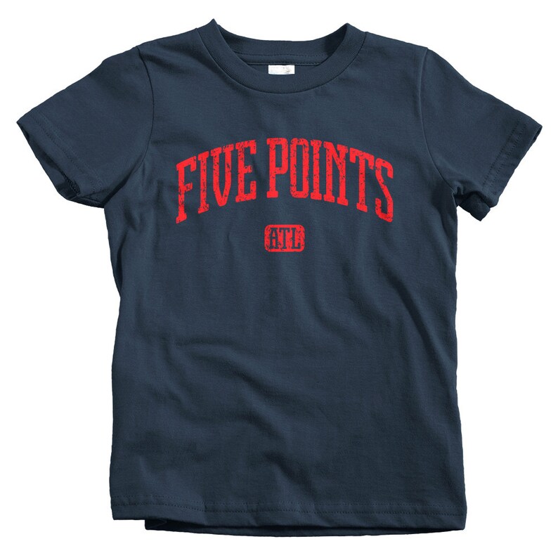 and Youth Sizes ATL Tee 4 Colors Kids Five Points Atlanta T-shirt Georgia Baby Toddler