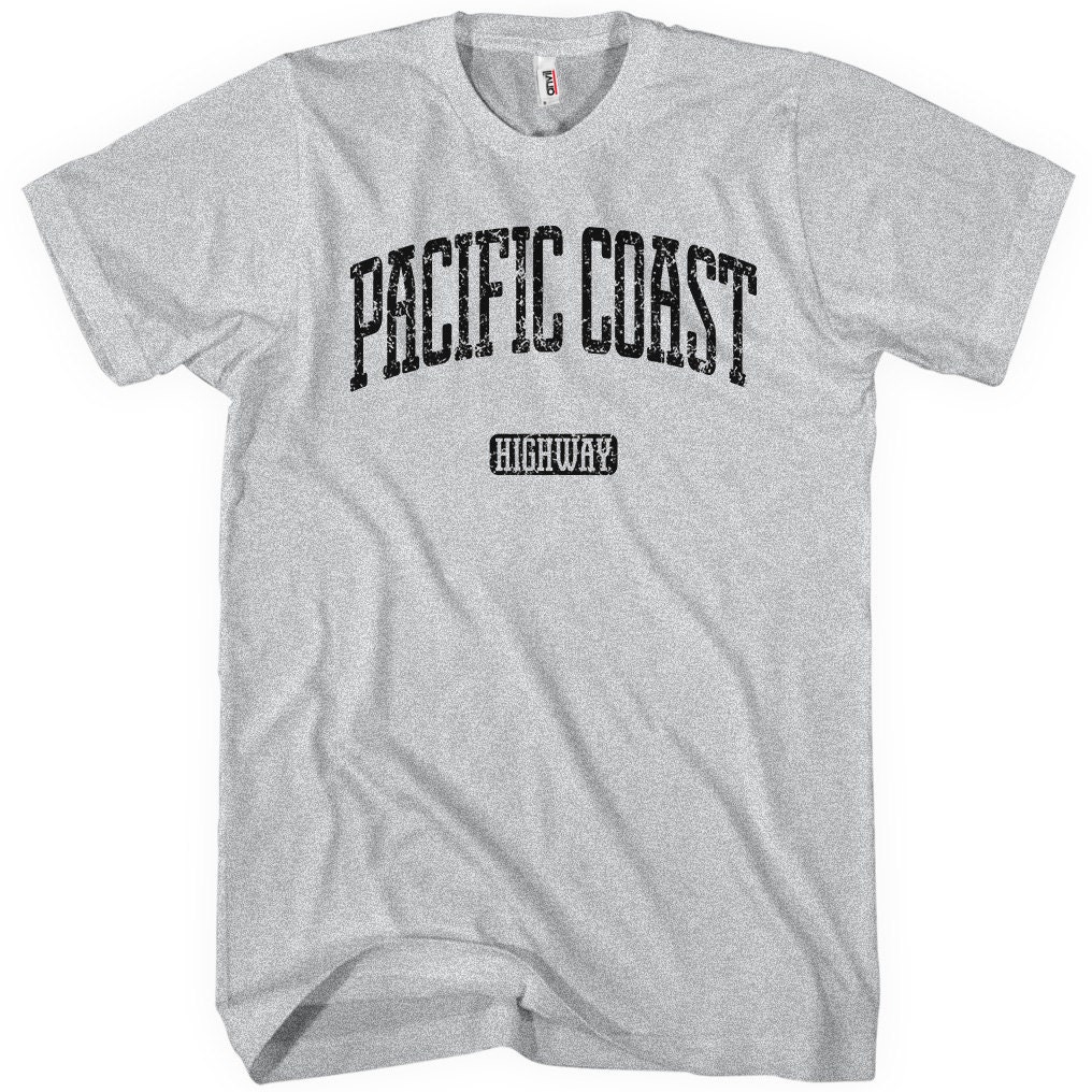 Pacific Coast Highway California T-shirt Men and Unisex XS | Etsy