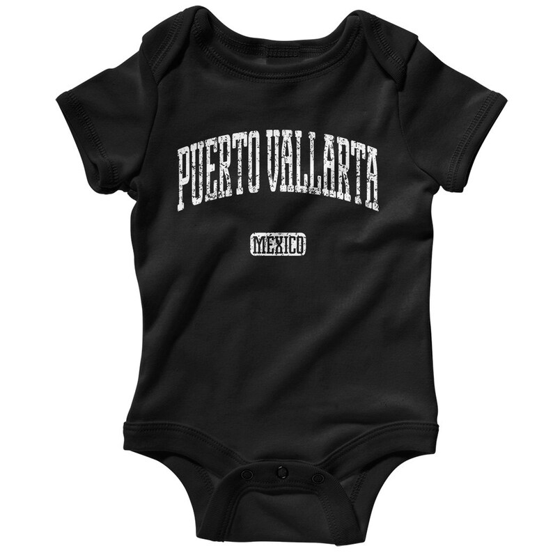 Puerto Vallarta Baby Baby One Piece Jalisco Baby Infant Romper Baby Shower Gift NB 6m 12m 18m 24m Puerto Vallarta Mexico Mexican