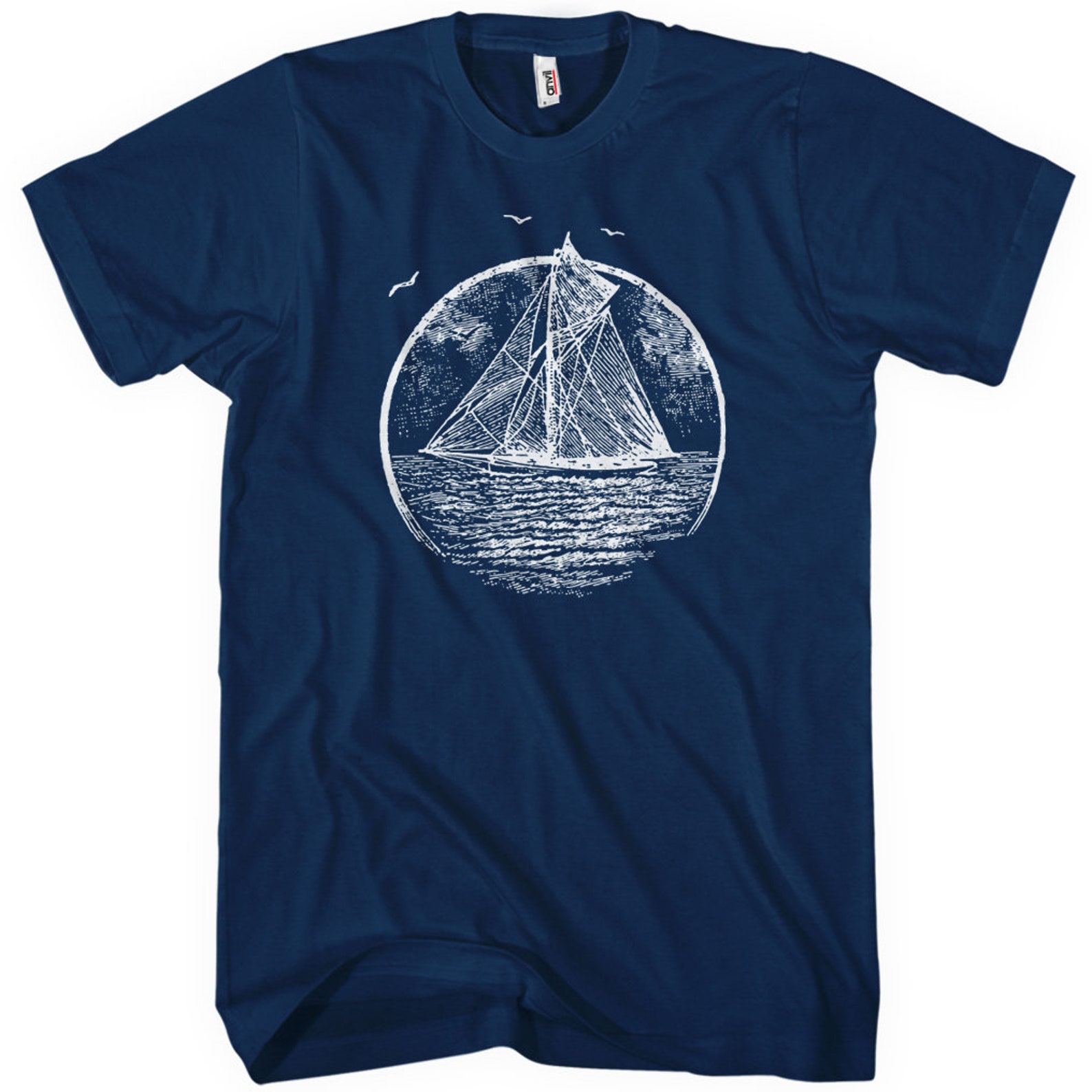 Vintage Sailboat Tshirt Men and Unisex XS S M L XL 2x 3x Etsy UK