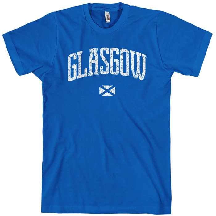 Glasgow Tshirt Men and Unisex Scotland Tee XS S M L XL Etsy Australia