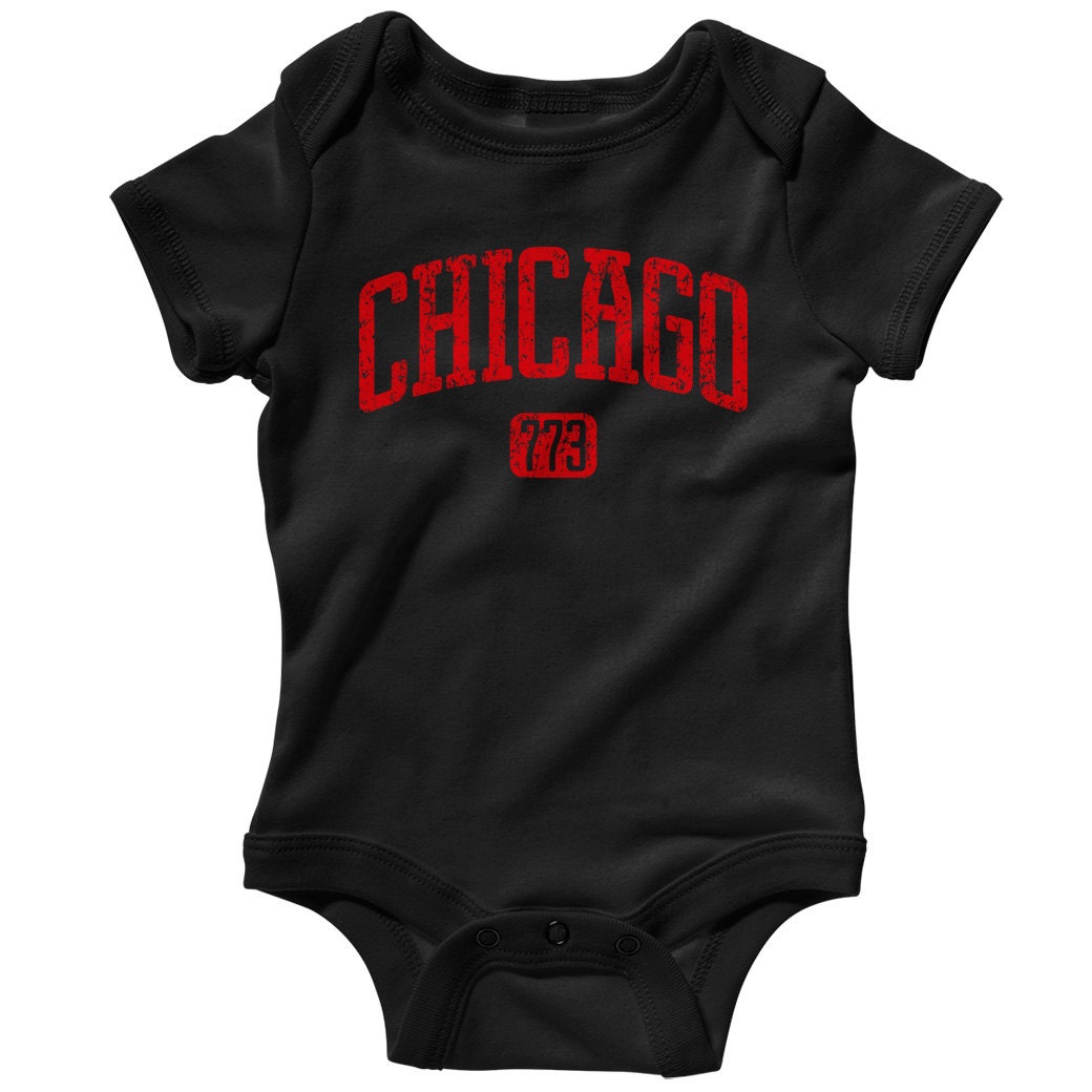 Baby Chicago 773 Romper Infant One Piece Creeper Nb 6m Etsy Uk