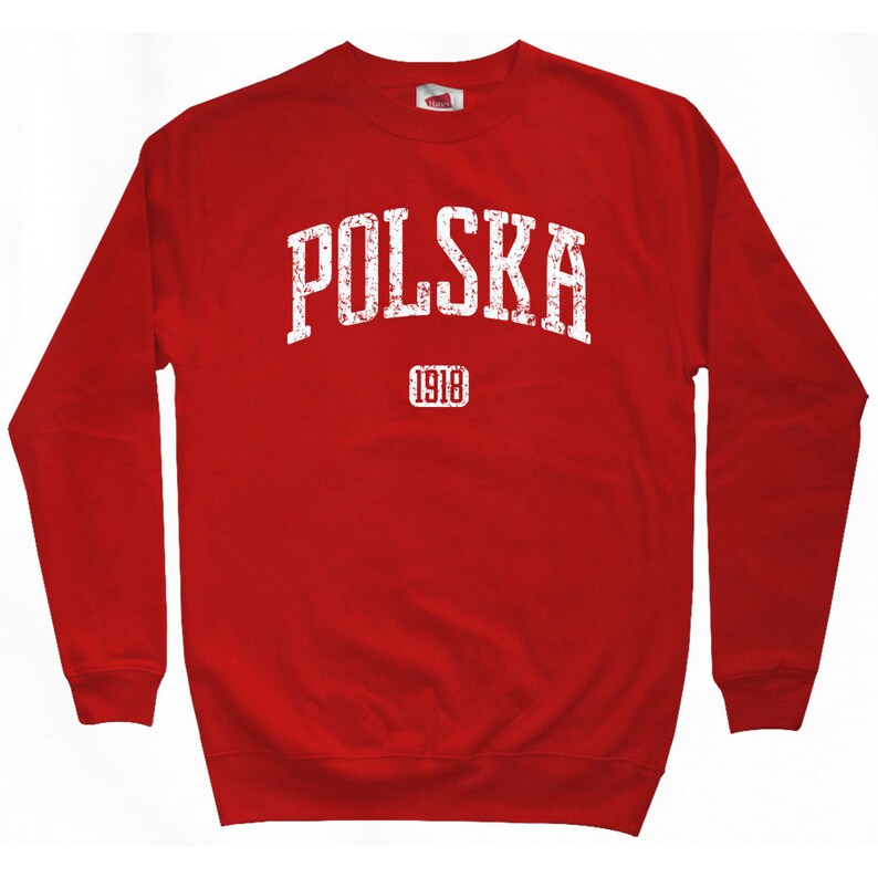 Polska 1918 Poland Sweatshirt Men S M L XL 2x Poland Shirt Polish