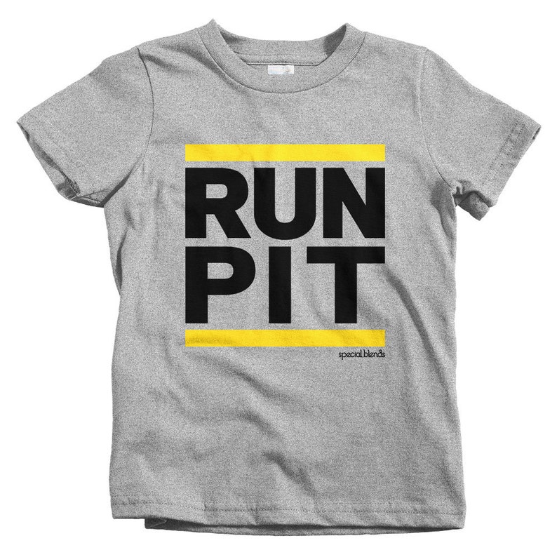 Baby Toddler Kids Run Pittsburgh T-shirt Run Kids Gift Running Kids Shirt and Youth Sizes Runner Kids Shirt Run PIT Kids Shirt