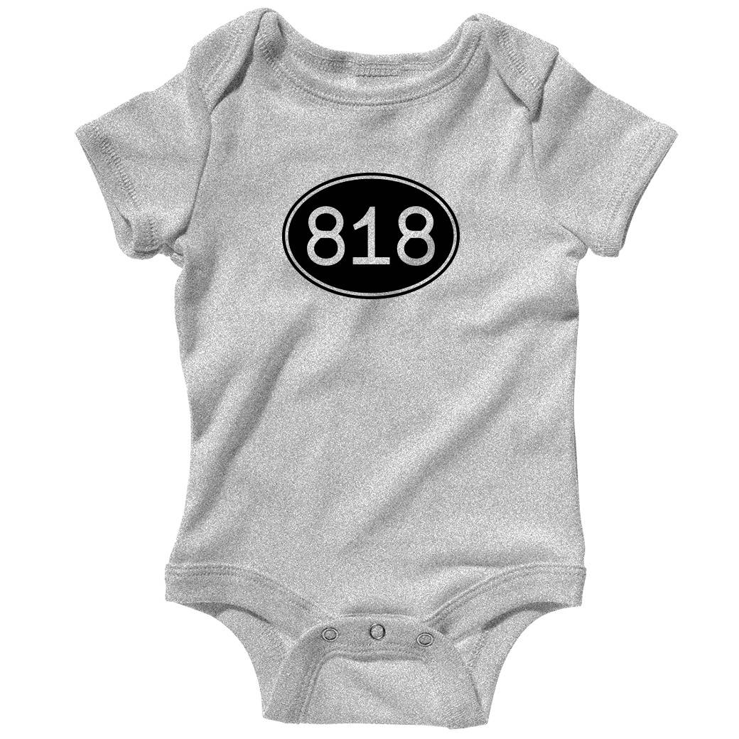 Baby One Piece Area Code 818 Infant Romper Nb 6m 12m 18m Etsy