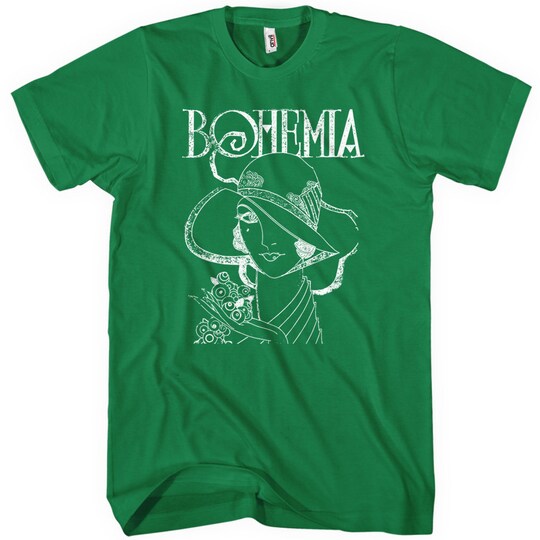 Disover Bohemia T-shirt Boho Shirt, Bohemian Shirt, Art Nouveau Shirt, Lady Shirt, Flowers Shirt