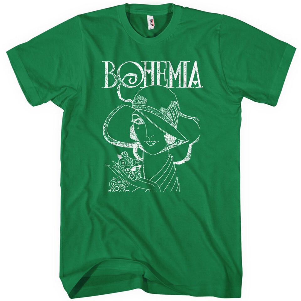 Discover Bohemia T-shirt Boho Shirt, Bohemian Shirt, Art Nouveau Shirt, Lady Shirt, Flowers Shirt