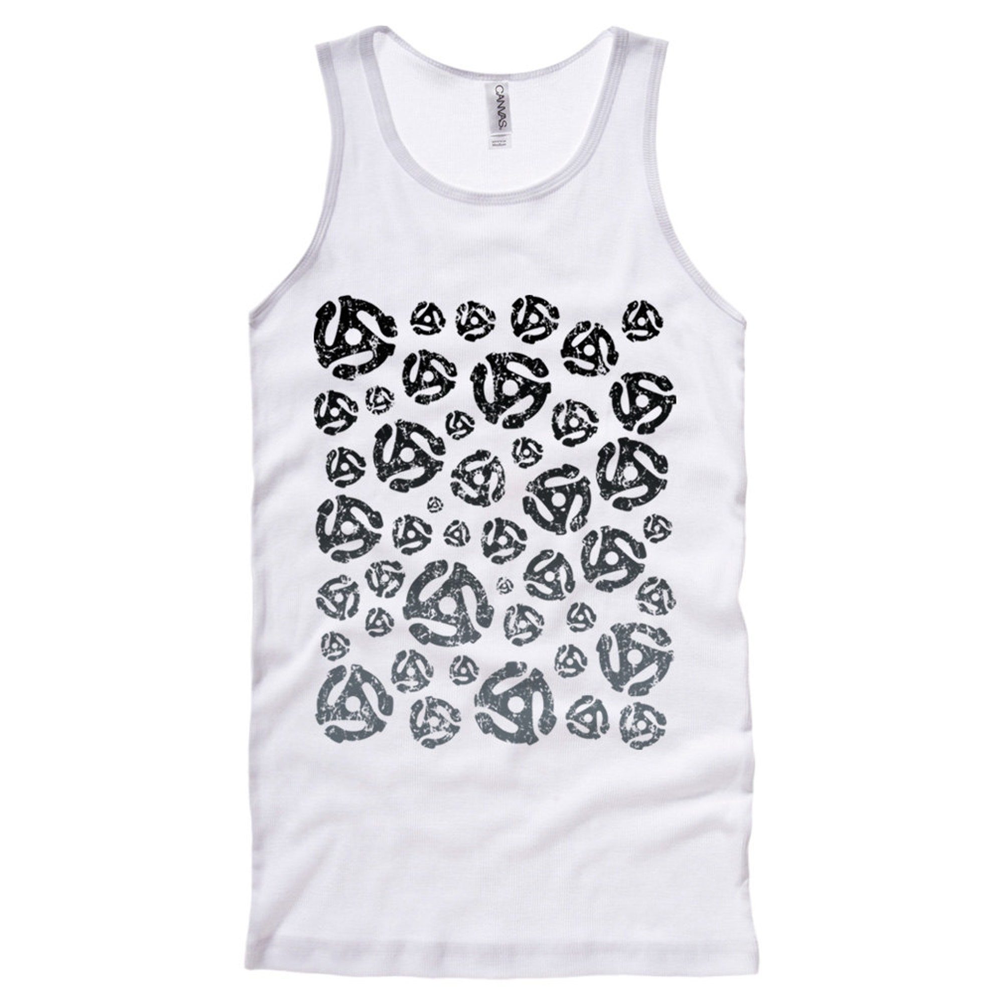 Discover Tank Top - 45 45s Grayscale