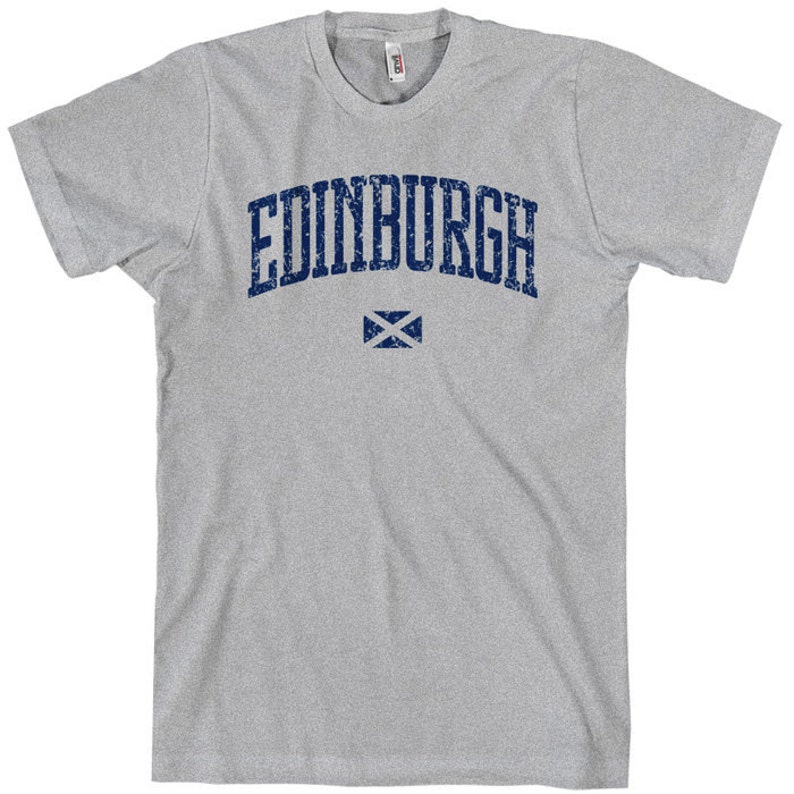 Edinburgh Tshirt Men and Unisex Scotland Tee XS S M L Etsy