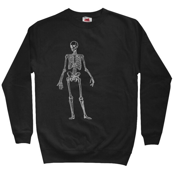 Sudadera Esqueleto Hombres S M L XL 2x Cuello redondo | Etsy México