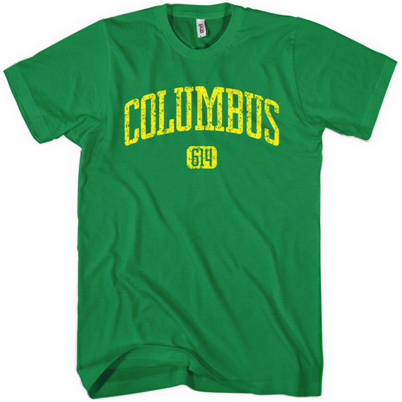 Columbus 614 Tshirt Ohio Tee Men and Unisex XS S M L XL Etsy