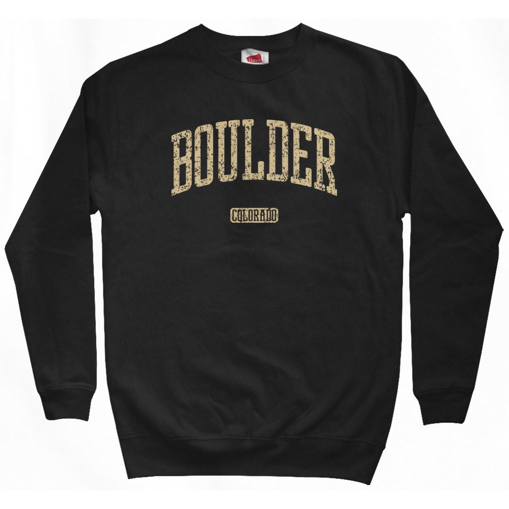 Boulder Colorado Sweatshirt Men S M L XL 2x Crewneck Etsy