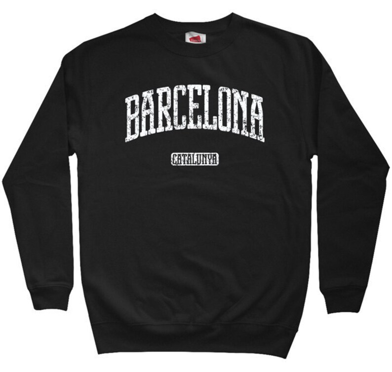 Crewneck Barcelona Spain Shirt Barcelona Sweatshirt Catalan Men S M L XL 2x