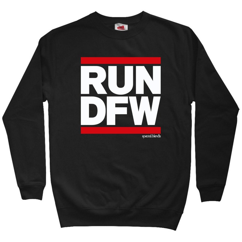 Running Sweatshirt Runner Sweatshirt Run Sweatshirt Men S M L XL 2x Crewneck Run DFW Sweatshirt Dallas Fort Worth Sweatshirt