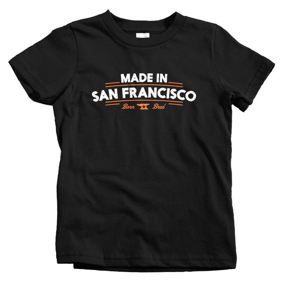 Made In San Francisco V2 Kids T-shirt Baby Toddler Youth Tee SF Cali Gift