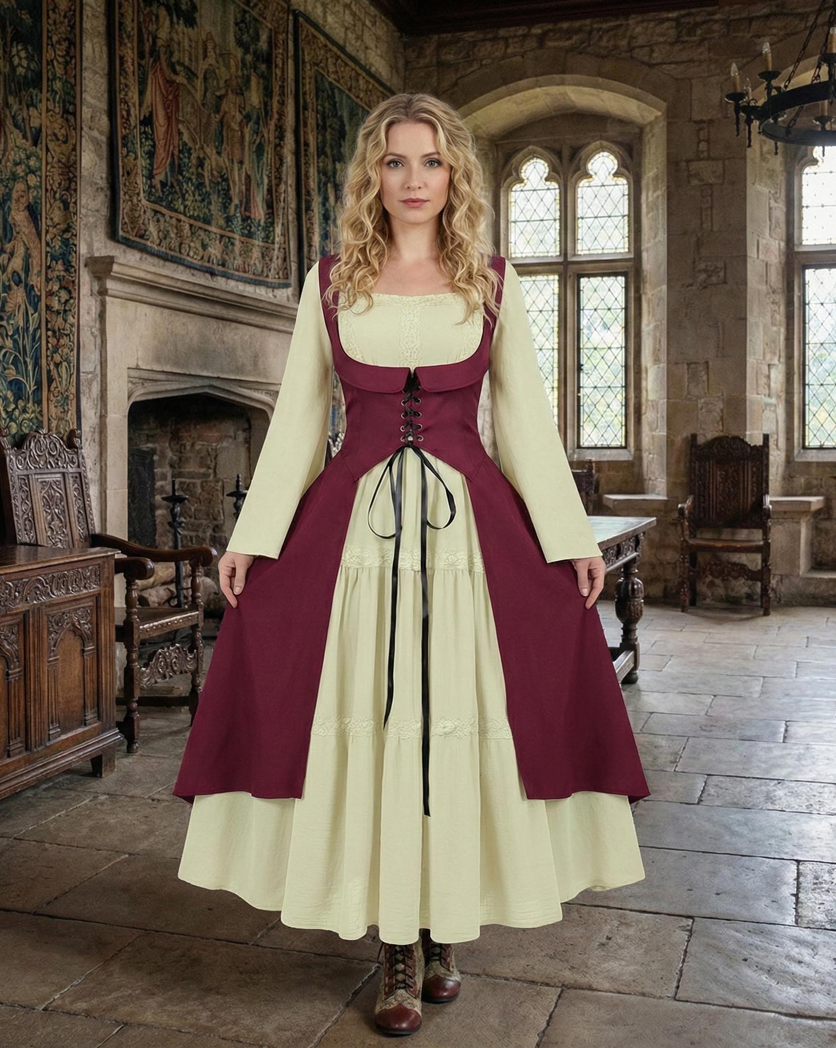 Renaissance Bavarian Bar Maid Tavern Wench Oktoberfest Adult Costume