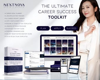Ultimate Career Toolkit — 10 Digital Downloads | Job Search Bundle | Resume Interview Salary PDF | Career Bundle | Instant Download