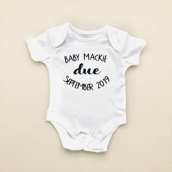 Personlised ANY NAME baby clothing vest babygrow great baby shower gift