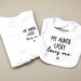 Unisex PERSONALISED baby sleepsuit, babygrow, vest, bib.  Great baby shower gift, new baby gift 