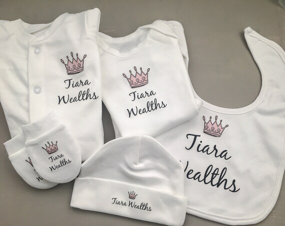 personalised baby grows next