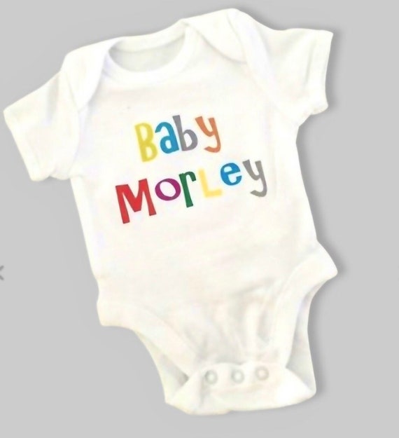 Personalised Babygrow: Custom Slogan Cotton Bodysuit